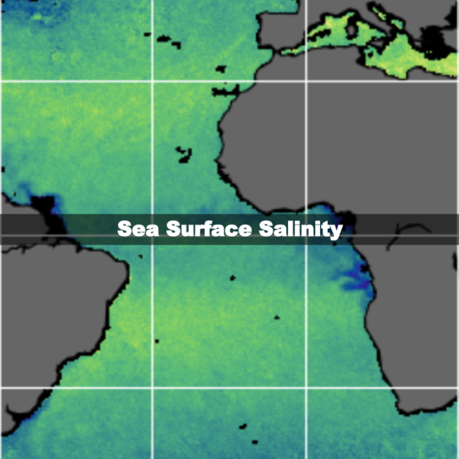 Plot of Sea Surface Salinity