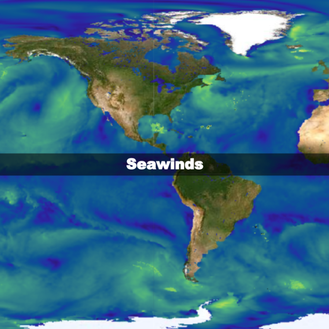 Plot of Sea Surface Wind Speed